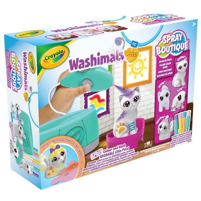 Coloring - CRAYOLA - Washimals Spray Boutique - Spray and color your animals! Ages 3 and up