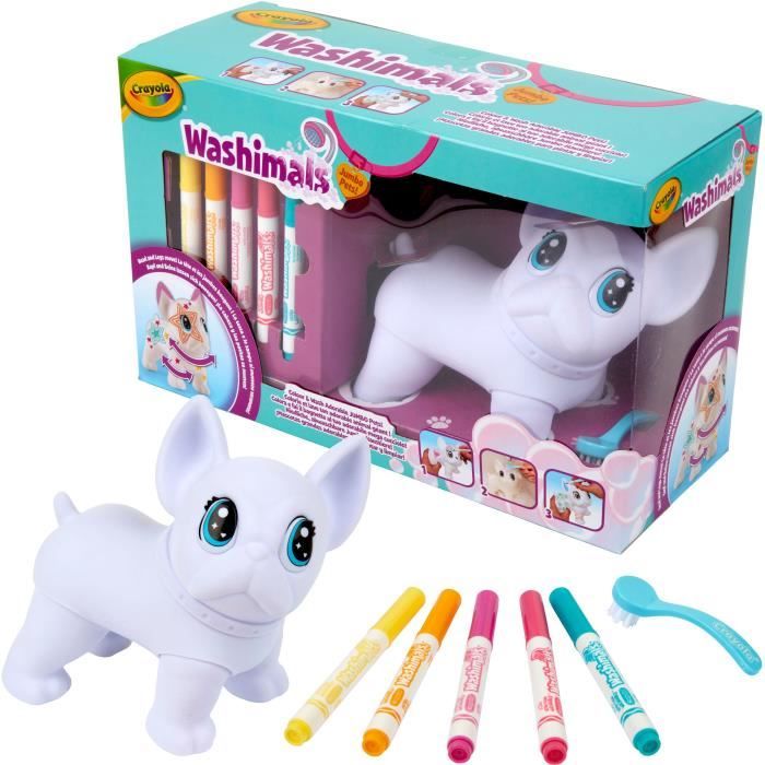 Coloring - CRAYOLA - Washimals Jumbo Dog - Washable giant dog to personalize! From 3 years old