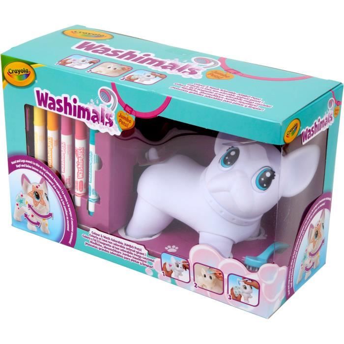 Coloring - CRAYOLA - Washimals Jumbo Dog - Washable giant dog to personalize! From 3 years old