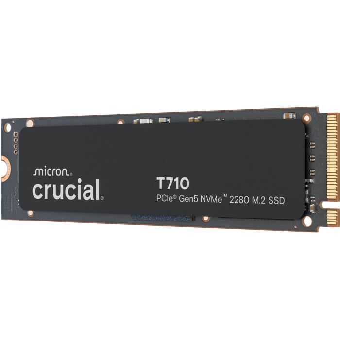 CRUCIAL - Internal SSD - T710 - 4 TB - PCIe Gen 5 NVMe M.2