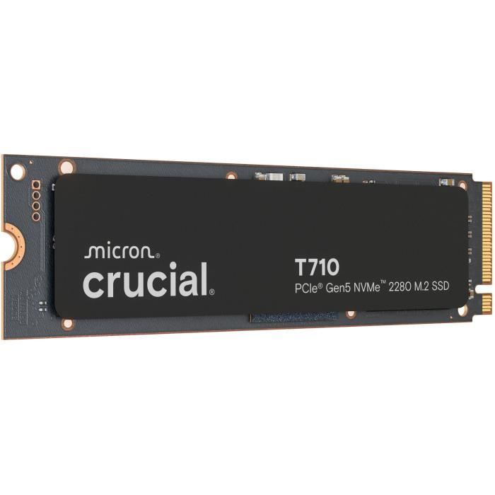 CRUCIAL - Internal SSD - T710 - 4 TB - PCIe Gen 5 NVMe M.2