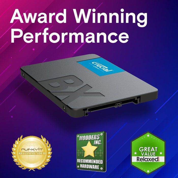 CRUCIAL - Internal SSD Drive - BX500 - 4TB - 2.5 inches (CT4000BX500SSD1)