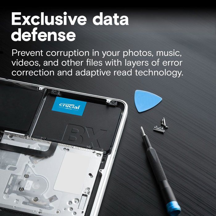CRUCIAL - Internal SSD Drive - BX500 - 4TB - 2.5 inches (CT4000BX500SSD1)