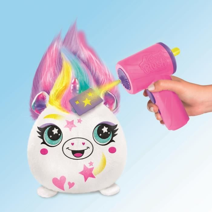 Canal Toys - Airbrush Plush - Squishy Hair'iffic plush to style and decorate with electronic spray, markers, -AIR 040- random
