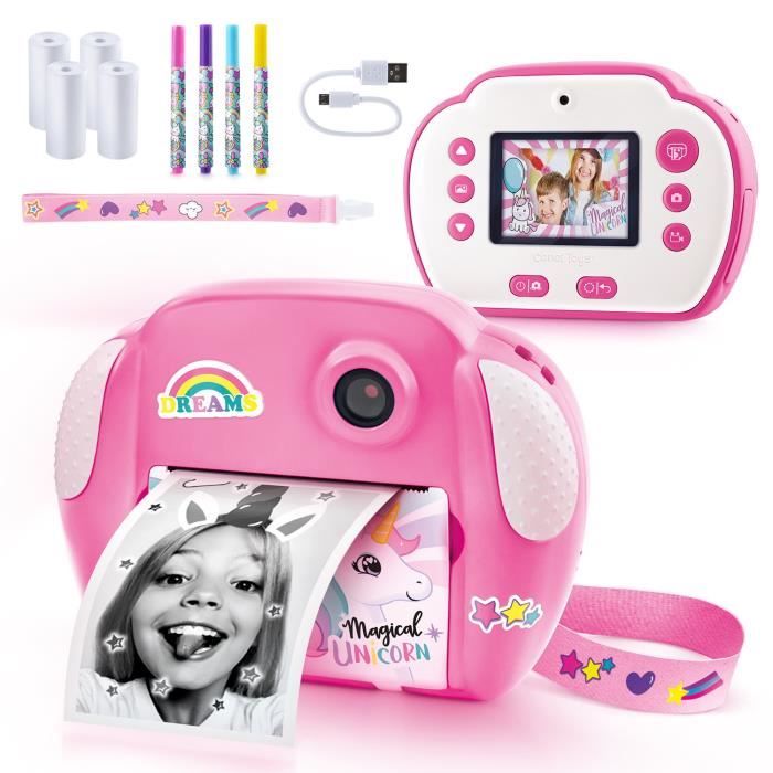 PHOTO CREATOR - Junior instant print camera - Unicorn theme - CLK 013 - Canal Toys