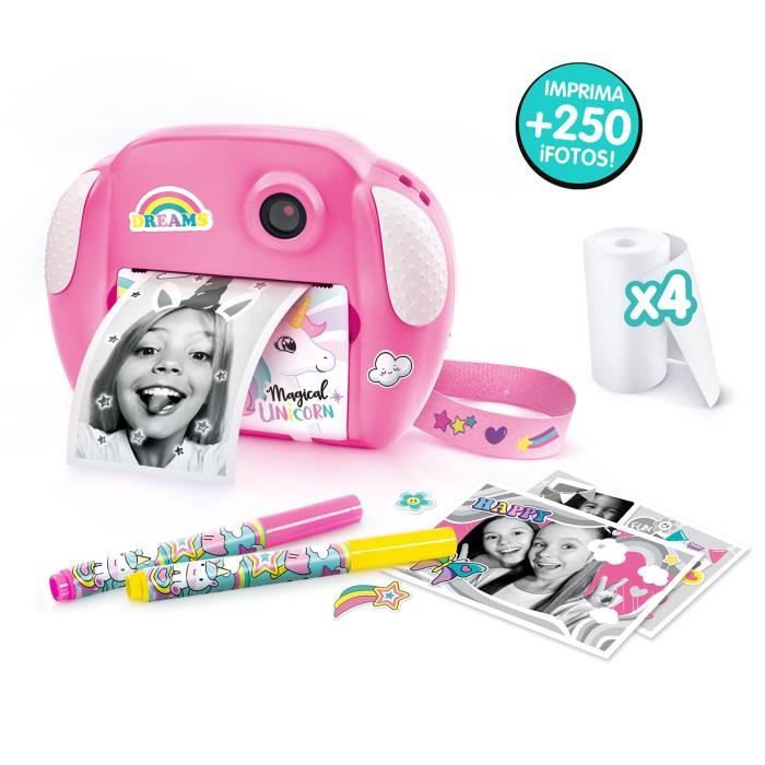 PHOTO CREATOR - Junior instant print camera - Unicorn theme - CLK 013 - Canal Toys