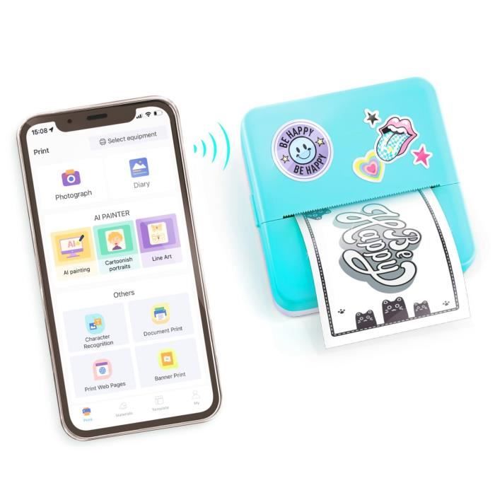 Canal Toys - Photo Creator Pocket Instant Printer - Thermal and economical printing - CLK 017