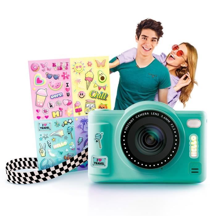 Canal Toys - Photo Creator - Pop Digital Camera Green Color - With 32GB SD card included