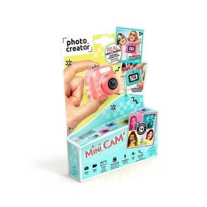Canal Toys  Photo Creator  Mini Cam' Digital Photo and Video Camera  Instant - with Keychain and 1GB SD Card Included  CLK 06