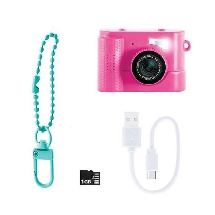 Canal Toys  Photo Creator  Mini Cam' Digital Photo and Video Camera  Compact - with Keychain and 1GB SD Card Included  CLK 06