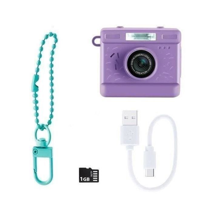 Canal Toys  Photo Creator  Mini Cam' Digital Photo and Video Camera  Vintage - with Keychain and 1GB SD Card Included  CLK 06