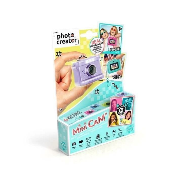 Canal Toys  Photo Creator  Mini Cam' Digital Photo and Video Camera  Vintage - with Keychain and 1GB SD Card Included  CLK 06