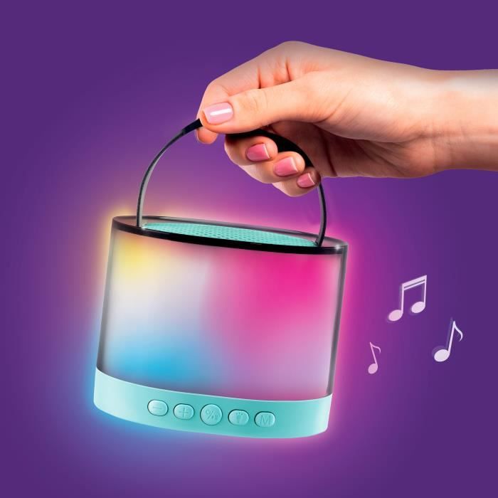 Canal Toys - Music Creator - Mini Karaoke Station - Luminous speaker with 2 wireless microphones - INF 044