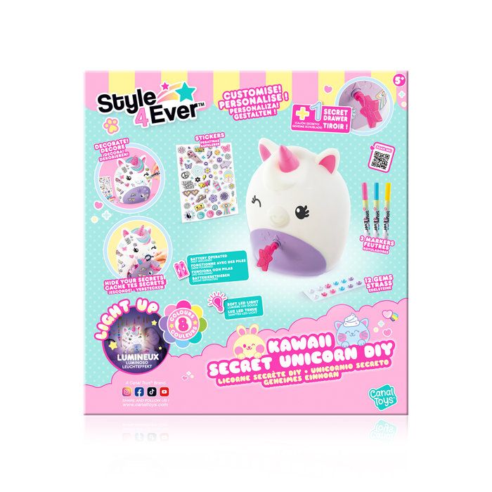 Style 4 Ever - Cosmic Unicorn Lamp to Decorate Collector's Edition - OFG 270 - Canal Toys