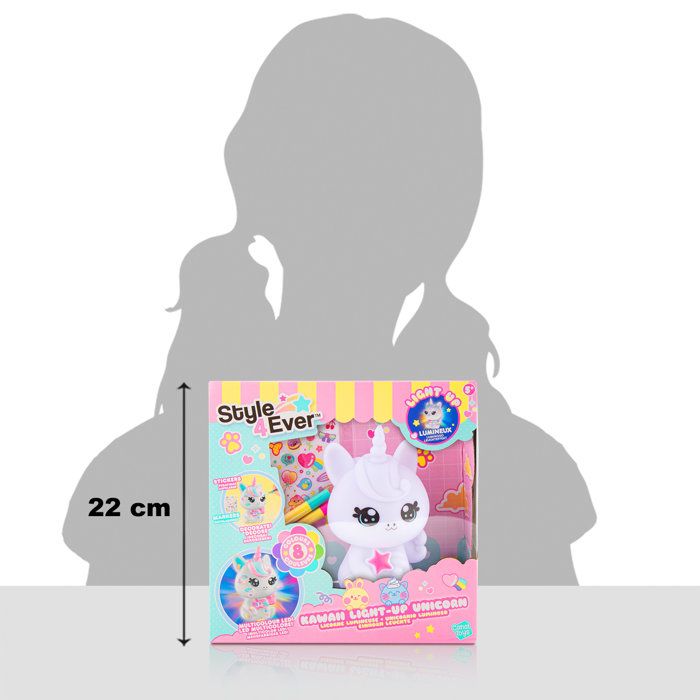 Canal Toys Style 4 Ever - Y2K DIY Luminous Unicorn to decorate - Collector's Edition - Creative Hobbies for Children - OFG 293