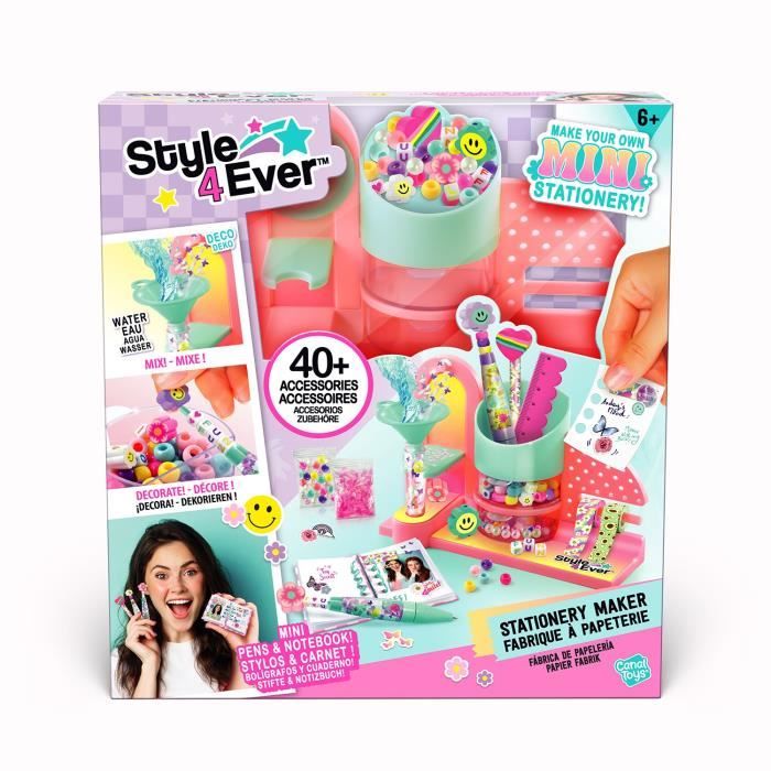 Canal Toys - STYLE 4 EVER - Mini Stationery Factory: mini pens, pencils and notebooks - OFG 323