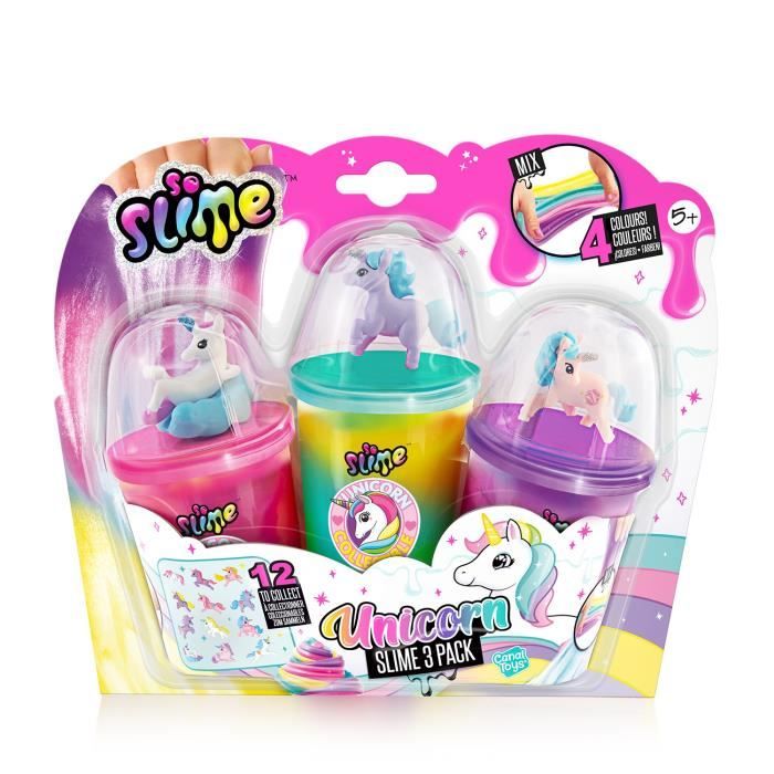 Canal Toys - So Slime - Collectible 3 pack Unicorn - SSC 269 - Canal Toys