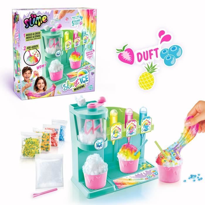 Canal Toys - SO SLIME DIY - Slime Ice Machine - With 1 machine, 3 scented dyes, accessories and decorations - SSC 310