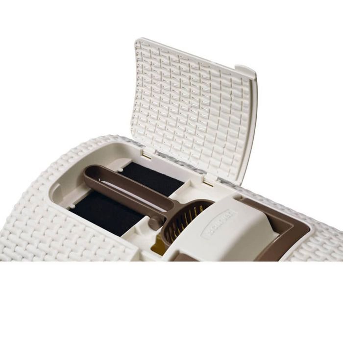 CURVER Maison de toilette - Ivory white - For cats