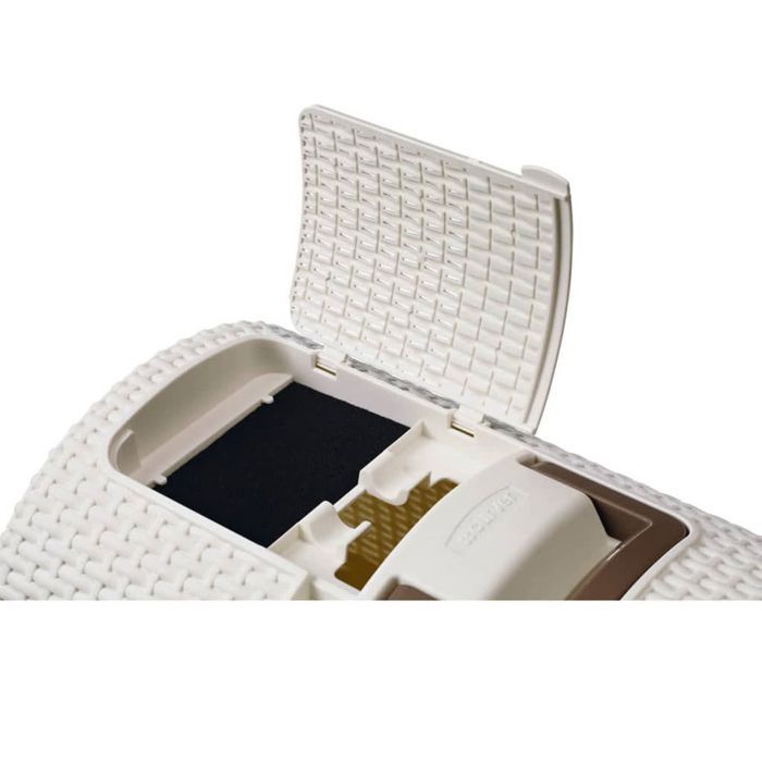 CURVER Maison de toilette - Ivory white - For cats