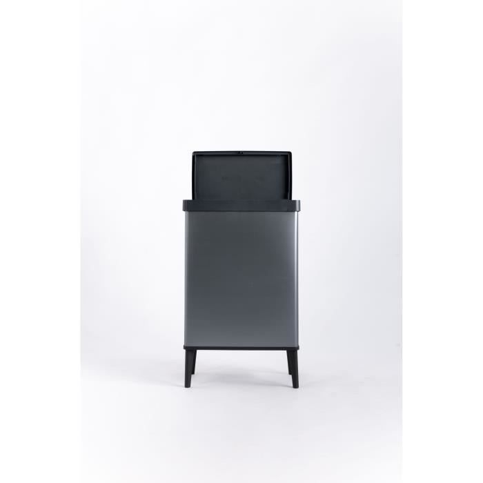 Floor-standing trash can - VERTO - CURVER - Touch opening - 54 L - Pearl blue