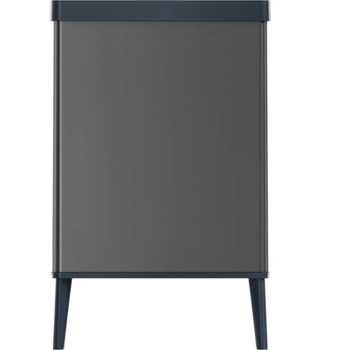 Floor-standing bin - VERTO - CURVER - Touch opening - 54 L - Pearl grey