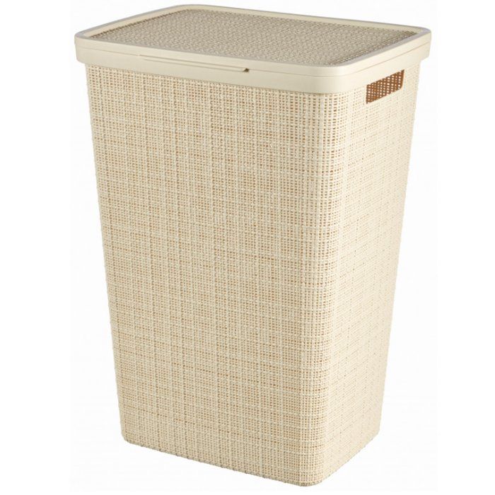 CURVER Jute laundry chest 58 L - Beige