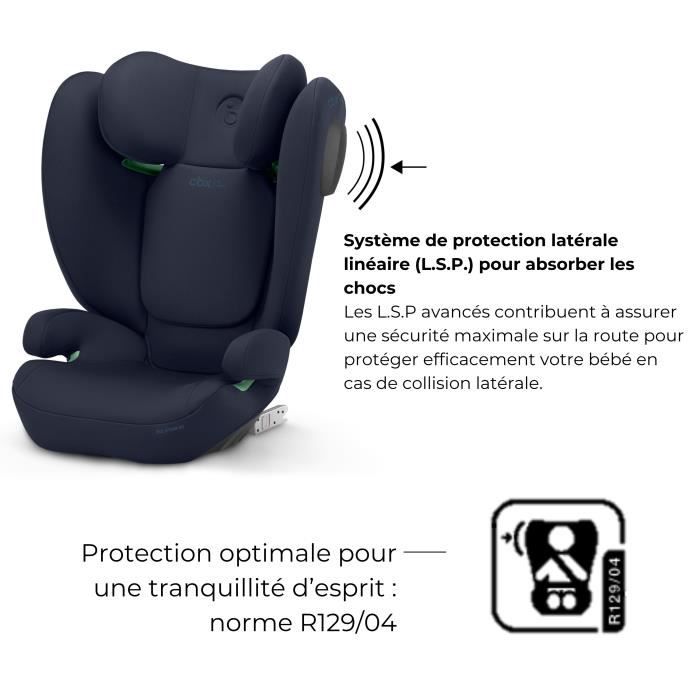 Car seat - CYBEX - Solution B3 i-fix - Group 2/3 - Reclining - Bay Blue