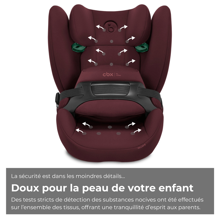CBX BY CYBEX - Car seat Gr. 1/2/3 Pallas B i-Size Rumba Red-Dark Red - Red