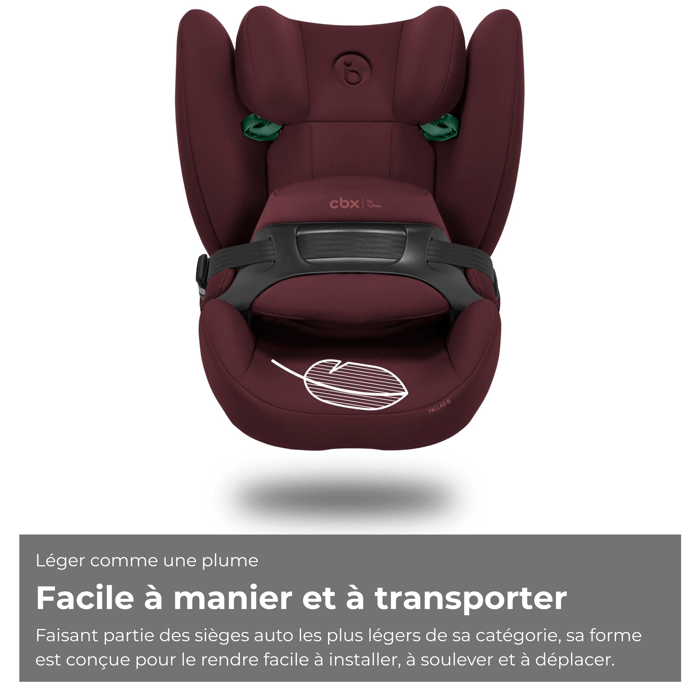 CBX BY CYBEX - Car seat Gr. 1/2/3 Pallas B i-Size Rumba Red-Dark Red - Red