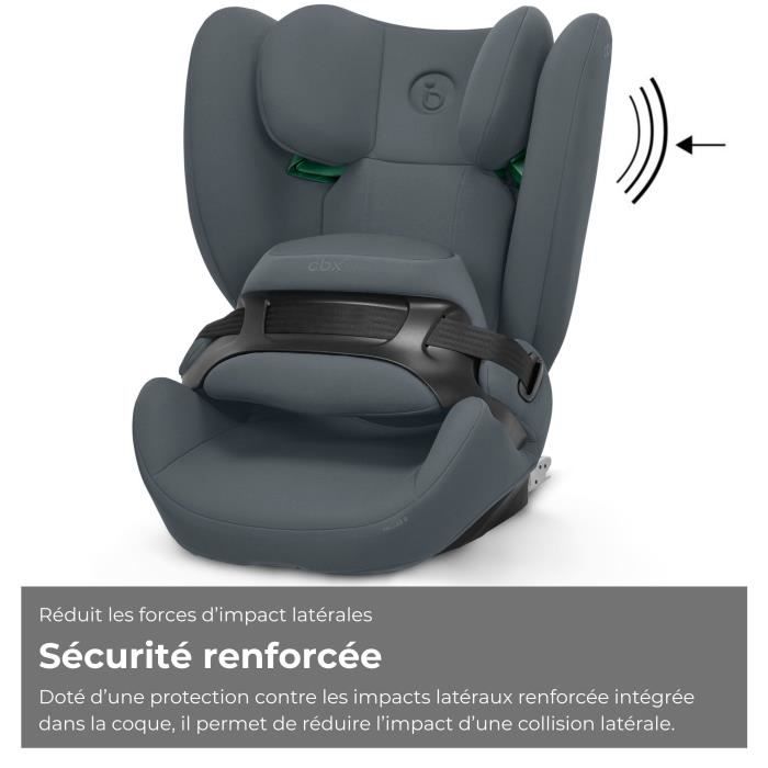 CBX BY CYBEX - Car seat Gr. 1/2/3 Pallas B i-Size Cobblestone Grey-Dark Gray - Gray