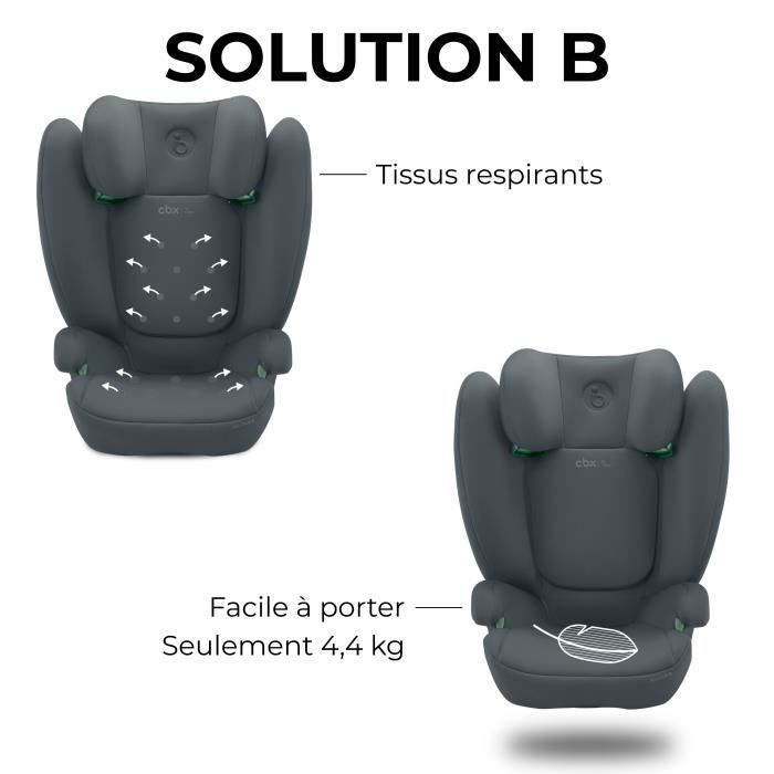 Auto Solution B I -Fix Steel Gray Cybex - Group 2/3 - Gray