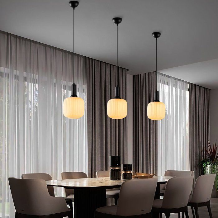 D BY M.RED Black Chandelier - Metal and Glass - Modern - Lighting Design