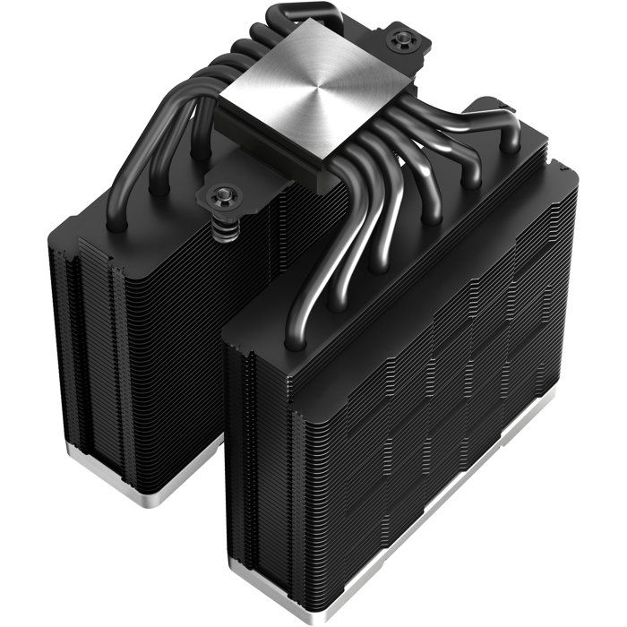 DEEPCOOL AK620 Zero Dark CPU cooler (Black) - 2x120mm - Intel LGA 1700/1200/115x/20xx compatible - AMD AM5/AM4