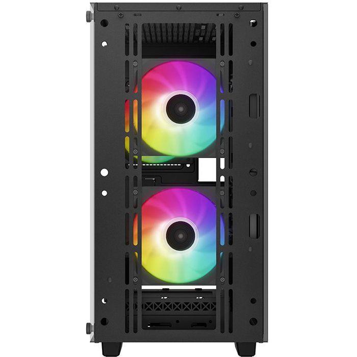 PC case - DEEPCOOL - CC360 A-RGB (Black) - Mini tower - Micro-ATX format - 3x120mm A-RGB