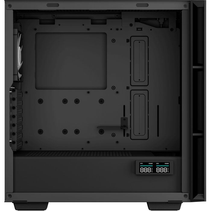 PC case - DEEPCOOL - CH560 Digital (Black) - Medium tower - ATX format - 3x140mm A-RGB + 1x120mm A-RGB