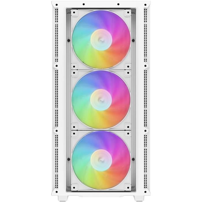 PC case without power supply - DEEPCOOL CH560 (White) - Mid-tower - E-ATX format - A-RGB fans
