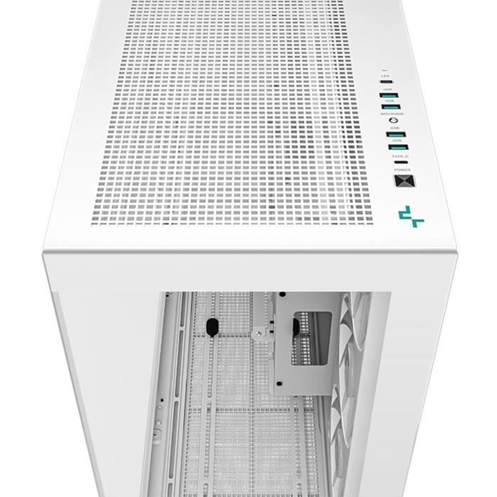PC Case - DEEPCOOL - CH780 - Without power supply - Full tower - E-ATX format - White