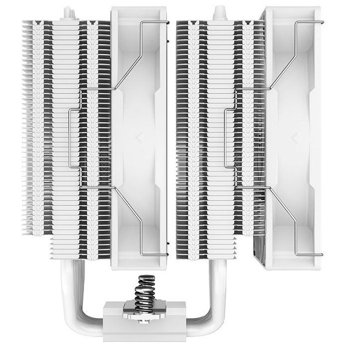 DEEPCOOL Gammaxx AG620 ARGB (White) - A-RGB CPU Cooler - 2x120mm