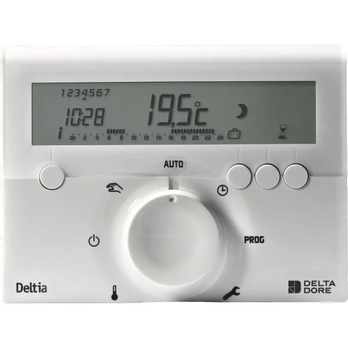 DELTA DORE Room thermostat Deltia 8.00 programmable electronic wired