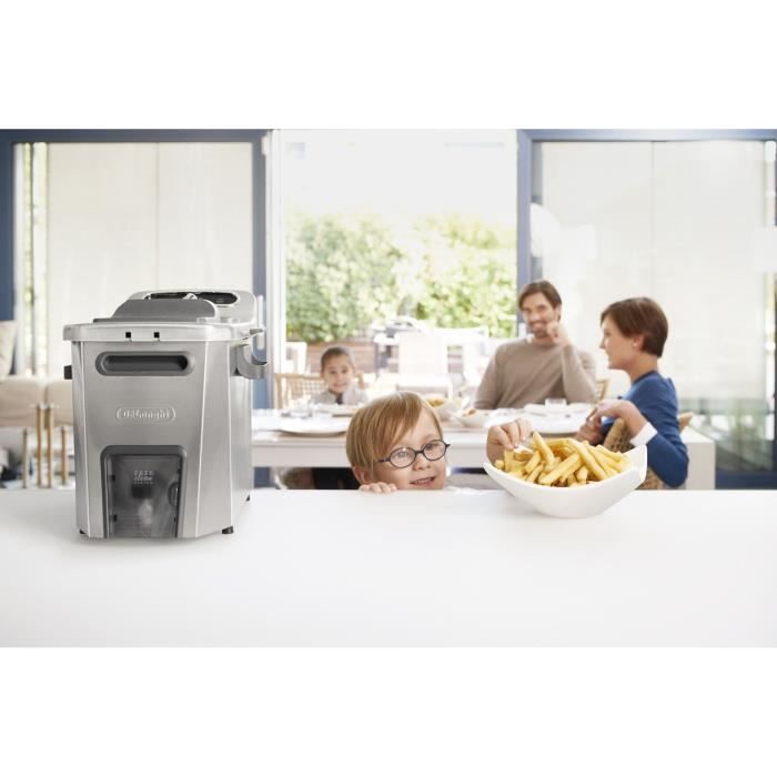 DELONGHI F44532CZ Semi -professional electric fryer Premiumfry - Stainless steel
