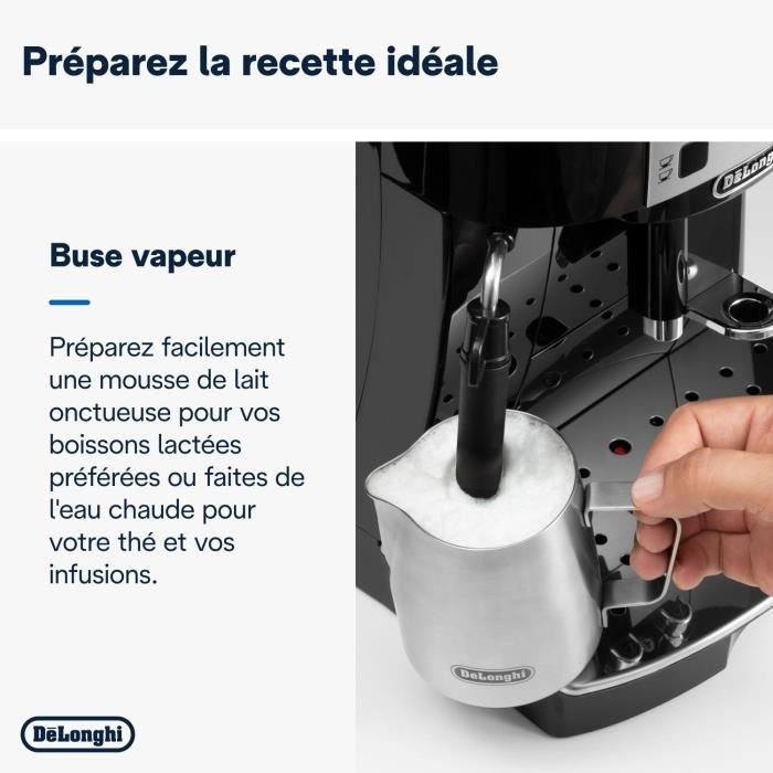 Automatic espresso machine with grinder - Delonghi Magnifica s ecam22.140.b - black