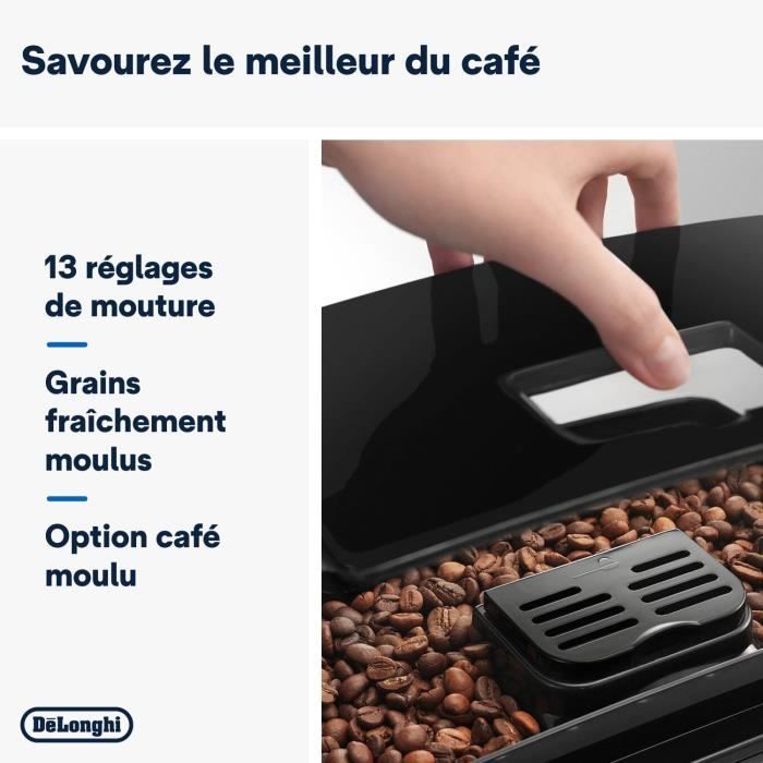 Automatic espresso machine with grinder - Delonghi Magnifica s ecam22.140.b - black