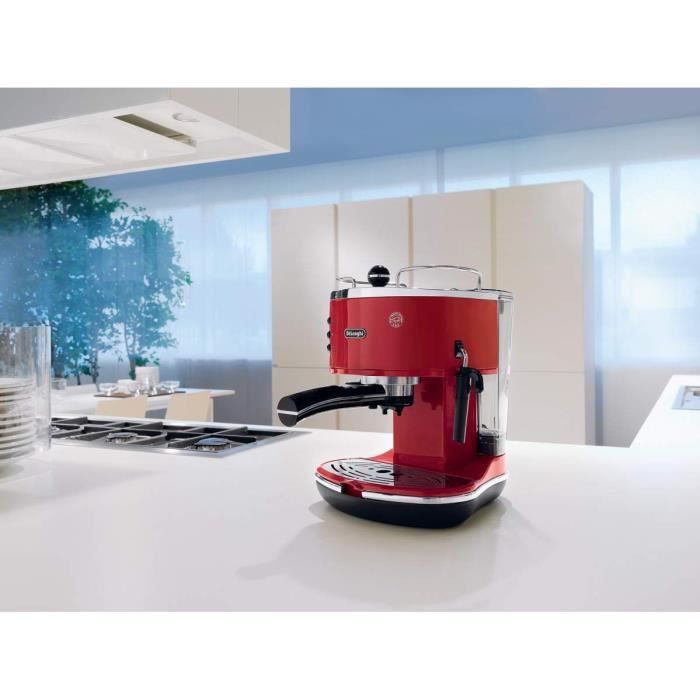 DELONGHI ECO 311.R Icona Classic Espresso Machine - Red