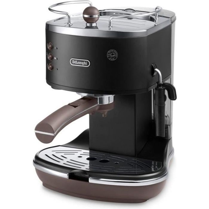 Delonghi - Expresso machine 15 Black bars - Vintage icona - Ecov311bk