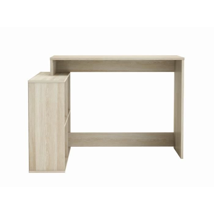 NAGANO Contemporary corner desk oak decor Shannon - W 112 cm