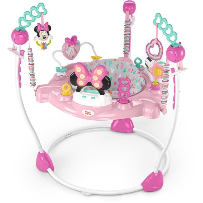 Disney Baby MINNIE MOUSE Jumper and Activities - BRIGHT STARTS - Forever Bestie - With Lights and Songs - 6 months and up