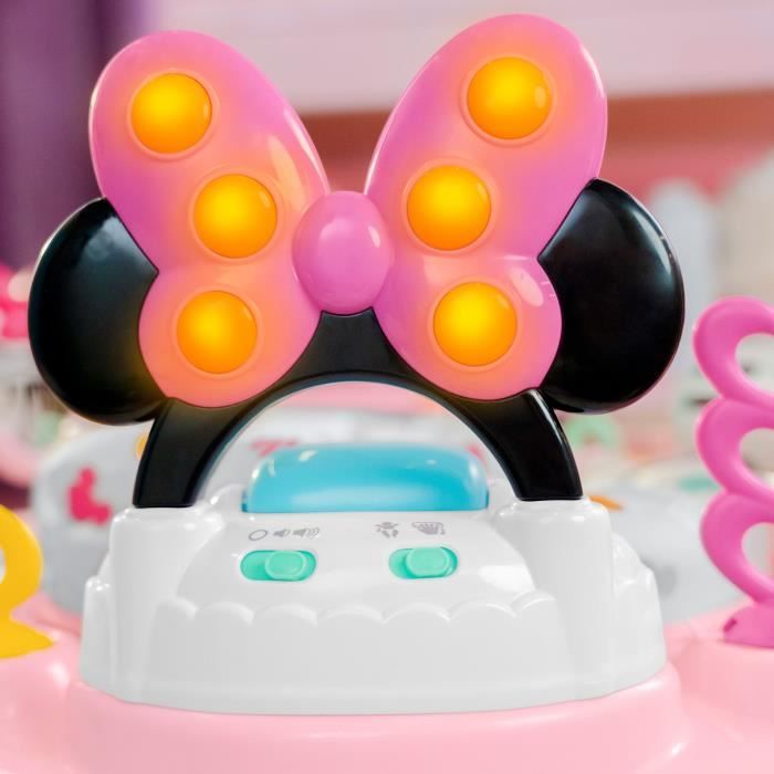 Disney Baby MINNIE MOUSE Jumper and Activities - BRIGHT STARTS - Forever Bestie - With Lights and Songs - 6 months and up