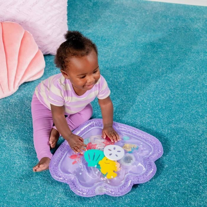 DISNEY BABY -ARIEL- Baby water mat, sensory and developmental game, inflatable, easy to clean, foldable, toys from birth