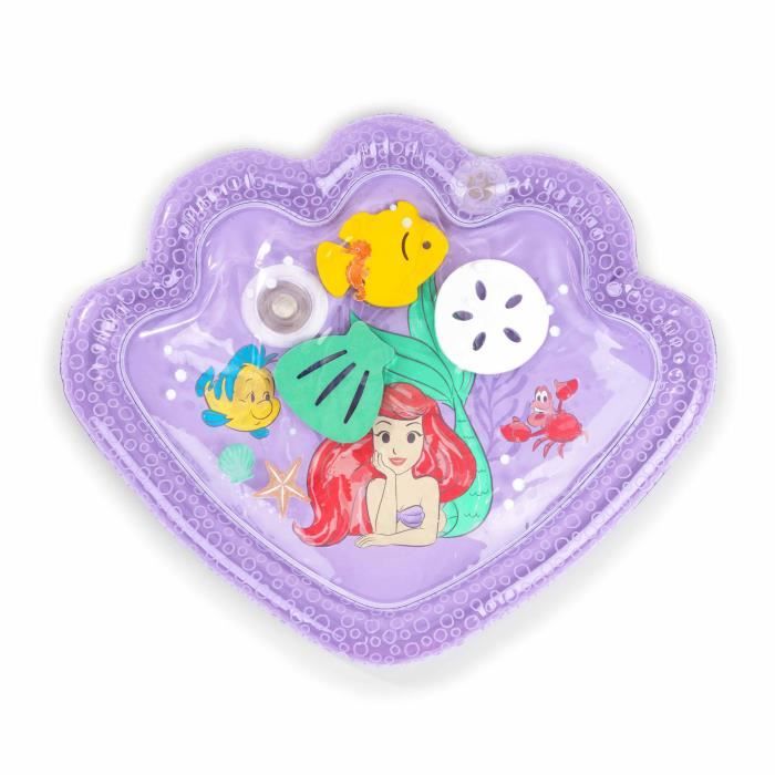 DISNEY BABY -ARIEL- Baby water mat, sensory and developmental game, inflatable, easy to clean, foldable, toys from birth
